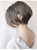 【morio 原宿】くびれショート　前髪なし　外国人風ショート