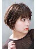 【Rire-リル銀座-】丸みショートボブ