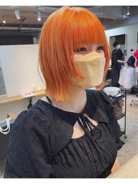 ソイ 下北沢(soi) ペールオレンジ×顔まわりレイヤー