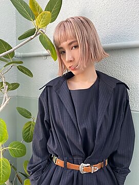 チクロヘアー(Ticro hair) 【Ticro大石】ブロンドボブ