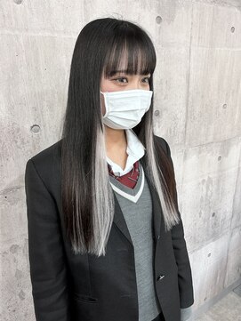 ミラク 町田(MIRAC) インナーカラー　シルバー