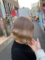 ジオ 国分寺(the O's)&nbsp;斜めバング/シルキーベージュ/ブラントカット[国分寺駅]