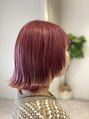 アグ ヘアー クレール 延時店(Agu hair Clair) ダブルカラーでパキッとピンク♪