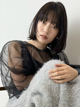 ノウハウ タニマチ(KNOWHOW tanimachi) レイヤーボブ◎大人ボブ/ 顔周りレイヤー/暗髪カラー