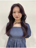韓国ヘア/ブリーチなしカシスピンク/ヨシンモリ 吉祥寺桜