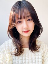 スタートウキョウ 渋谷(STAR TOKYO)&nbsp;★グレーベージュレイヤーロング前髪パーマ小顔似合わせカット