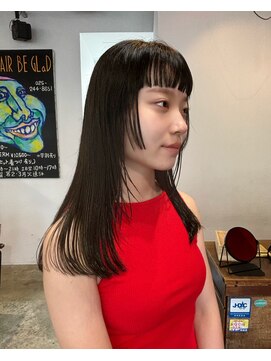 オアズヘアービィグラッド(ORe'S HAIR BE GLaD) お顔周りデザインカット