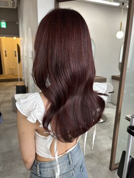 ボタン ハカタ(VOTAN hakata) 【藤野結衣】ピンクブラウン×韓国ヘア