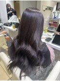 ブリーチなし柔らかブリーチなしラベンダーベージュ