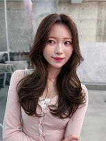 フィヴェント(Fivent) 黒髪ボブルフネビージュ小顔ワンレン顔まわり韓国レイヤーカット