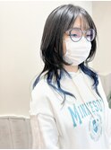 クラゲヘアーグラデーション　メルティカラー　似合わせカット