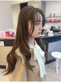 フェイスレイヤー韓国風レイヤー顔周りローライト