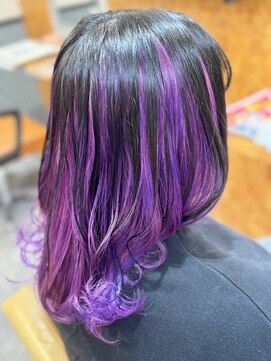 ブランカ バイ リッカ(Blanca by Ricca) ピンクパープル　アンブレラカラー/アウターカラー