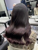 ペレ 栄 アネックス(PELE栄ANNEX) 韓国 くびれロング レイヤー ワンホンヘア 小顔前髪