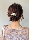 ミディアムヘアセット