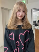 リヴ ウメダ(LIV umeda)&nbsp;ミルクティーベージュ/2ブリーチ/ダブルカラー/ブリーチ