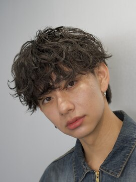 フィフス トウキョウ (fifth TOKYO) 渋谷メンズセンターパートマッシュシャドウパーマルーズパーマ