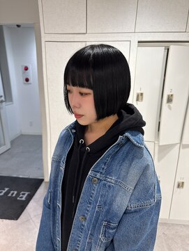 ユーフォリア 渋谷グランデ(Euphoria SHIBUYA GRANDE) 黒髪ボブ ボブカット ボブ 艶髪 AKARI