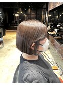 夏カラー白髪ぼかしハイライト×小顔カット◎40代50代艶髪
