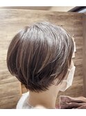 大人ナチュラルショートボブ