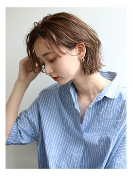 シュエット(Chouette) 小顔ナチュラルハイライトボブヘア