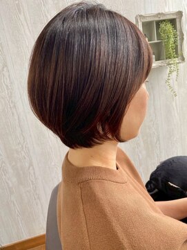 コルテ 倉敷西坂店(CoRte.) ショートボブ/エレガンス/上品/秋カラー/ブラウン/美シルエット