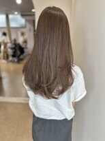 クム(QUMU)&nbsp;レイヤーカット×ベージュからー