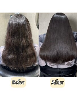 ヨンサンキュウ(439) 【髪質改善ストレート】圧倒的に柔らかい手触り