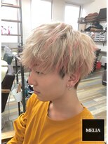 メリア(MELIA)&nbsp;ピンクメッシュ#浦和#美容院#南浦和#縮毛矯正#髪質改善#メンズ