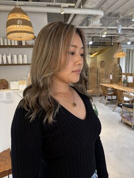 ココルアナ(coco luana) ハイライト/海外風/ケアブリーチ/髪質改善/ダブルカラー