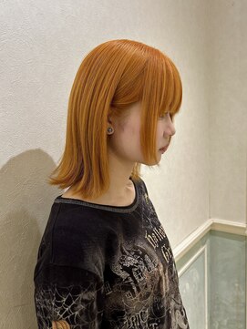 ヘアーサロン リアン 熊谷2号店(hair salon Rien) ビビットオレンジ♪