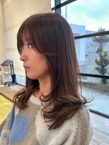 イーストハムアネーロ(EAST HAM anello) レイヤーロング/ブラウンベージュ/透明感カラー