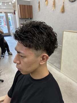 ルリアン 元住吉店(Le'lien) スパイラルパーマ/メンズパーマ/直毛/30代/元住吉駅/武蔵小杉駅