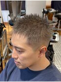 表参道駅MEN’S/ニュアンスパーマ/刈り上げセンターパート