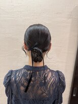 メゾンドムニ 恵比寿(Maison de MUNi) 黒リボンタイトアップスタイル