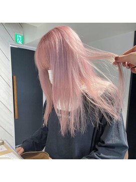 エヌプラスリタ 近鉄八尾(N+lita) 黒髪クラゲヘアーオリーブグレー小顔ココアベージュ