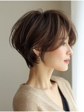 アンソリット ボーテ(INSOLITE BEAUTE)&nbsp;大人ショートハイライト白髪ぼかし30代40代50代60代広尾/恵比寿