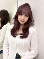 アイトーキョーエス 渋谷(AI TOKYO S)&nbsp;ピンクベージュ/前髪/渋谷/イメチェン/レイヤーカット