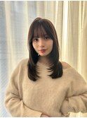 レイヤーカット/セミロング/ミディアムレイヤー/髪質改善/表参道