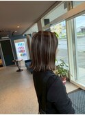 外ハネボブ×ハイライト