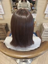 ブランシェ ヘアデザイン(BLANCHE hair design) ミディアム×ブラウンカラー