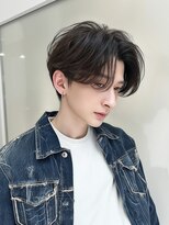 クラン(clan)&nbsp;ニュアンスパーマ、MEN’S HAIR 、刈り上げセンターパート