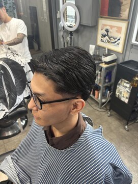 バーバーショップライズ 2nd(barber shop RAIzE) テーパーフェード×サイドパート
