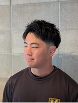 ワンワンオー バーバーショップ コンチネンタル(@110 BARBER SHOP continental)&nbsp;ツーブロックアップバングミドルフェードジェットフェード