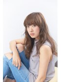 外国人風マーメイドロング