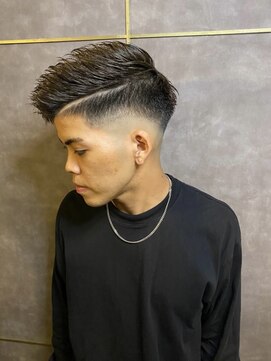 メンズオンリーサロン 創 立川 フェード×アップバング<理容室><床屋/立川/バーバー>
