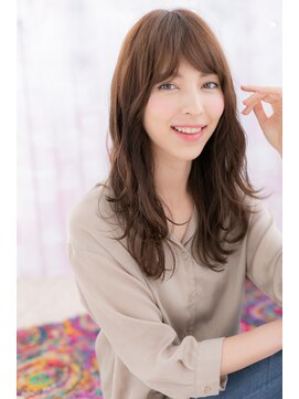 ミック 日暮里店(miq) 無造作カールニュアンスカラー大人かわいいこなれヘアc1