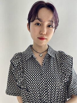 スティードトーキョー(Steed Tokyo) handsome short × purple garnet color