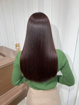 キュア 表参道(CURE) 黒髪/グレージュカラー/ココアベージュ/ヘルシーロング[表参道]