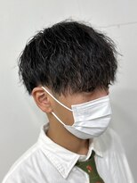 ナンバー ブラオ 名古屋栄(N° blao)&nbsp;メンズパーマ　ツイストスパイラルパーマ　刈り上げツーブロック